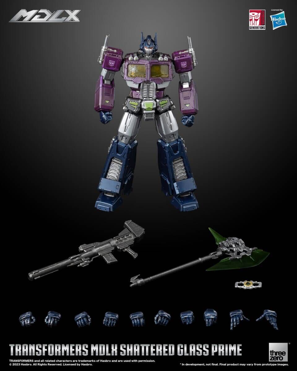 Threezero MDLX シャッタード・グラス・オプティマスプライム 新品未