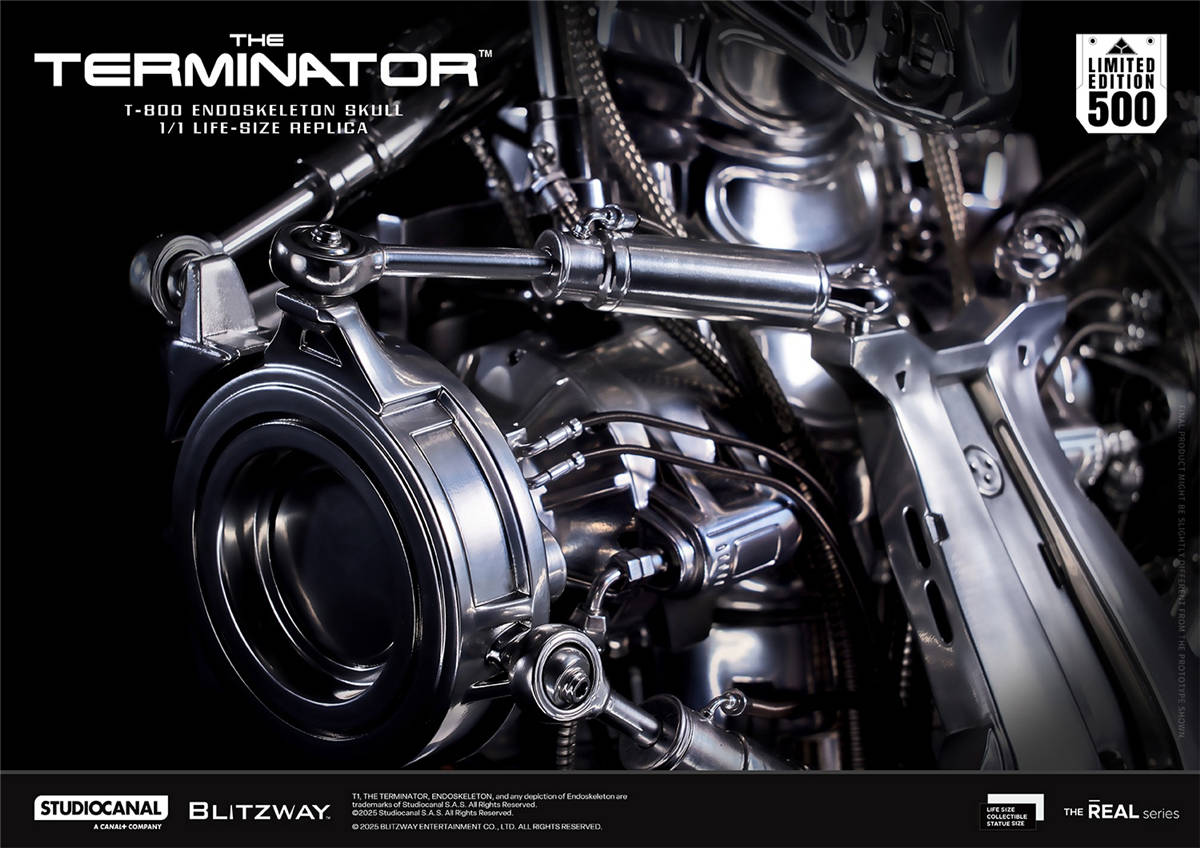 1/1 T-800 プロップレプリカ T-800 Endoskeleton Skull 1/1 ライフサイズレプリカ – BLITZWAY JAPAN