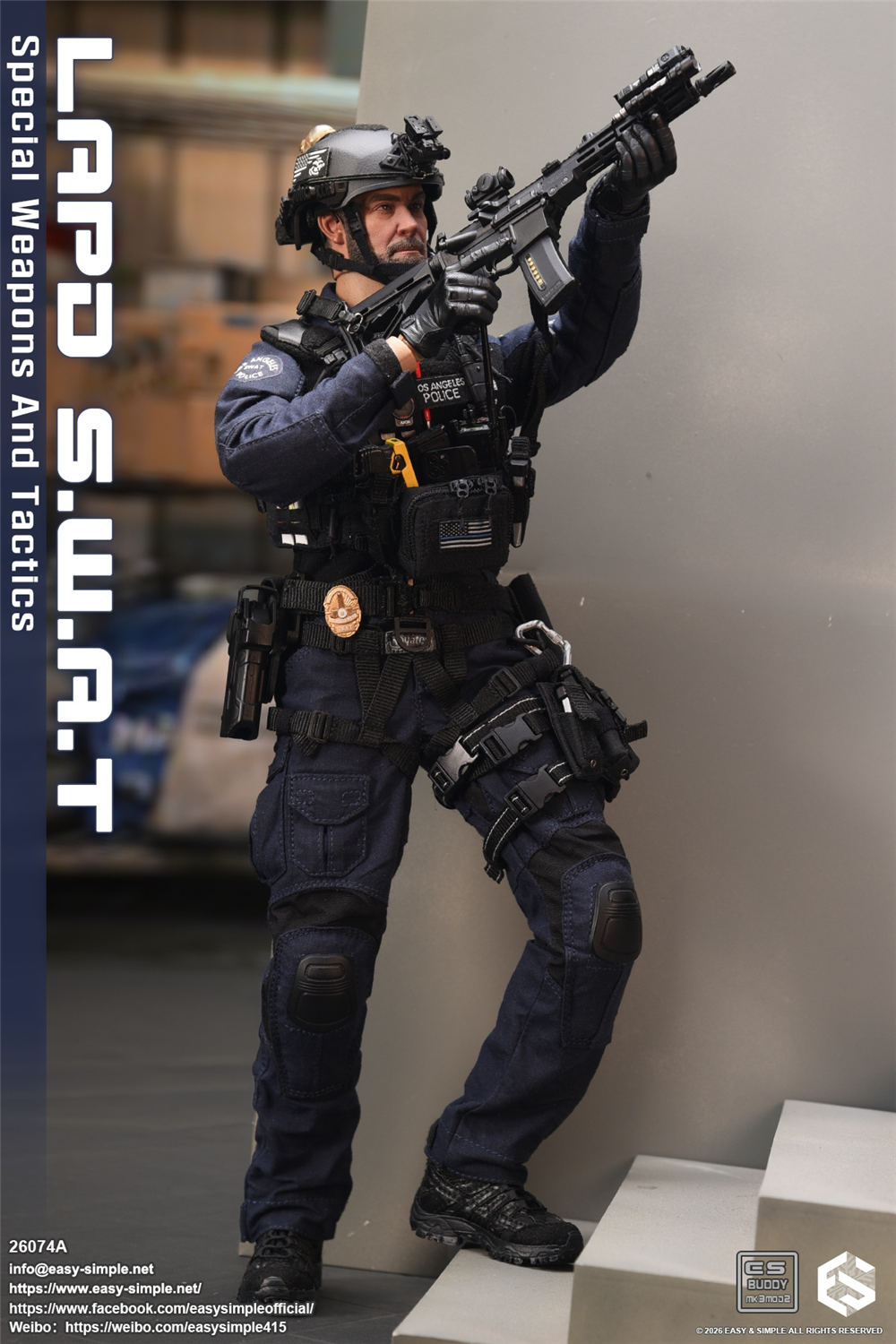 予約 Easy&Simple 1/6 ロサンゼルス市警察 特殊戦術小隊 26074A LAPD