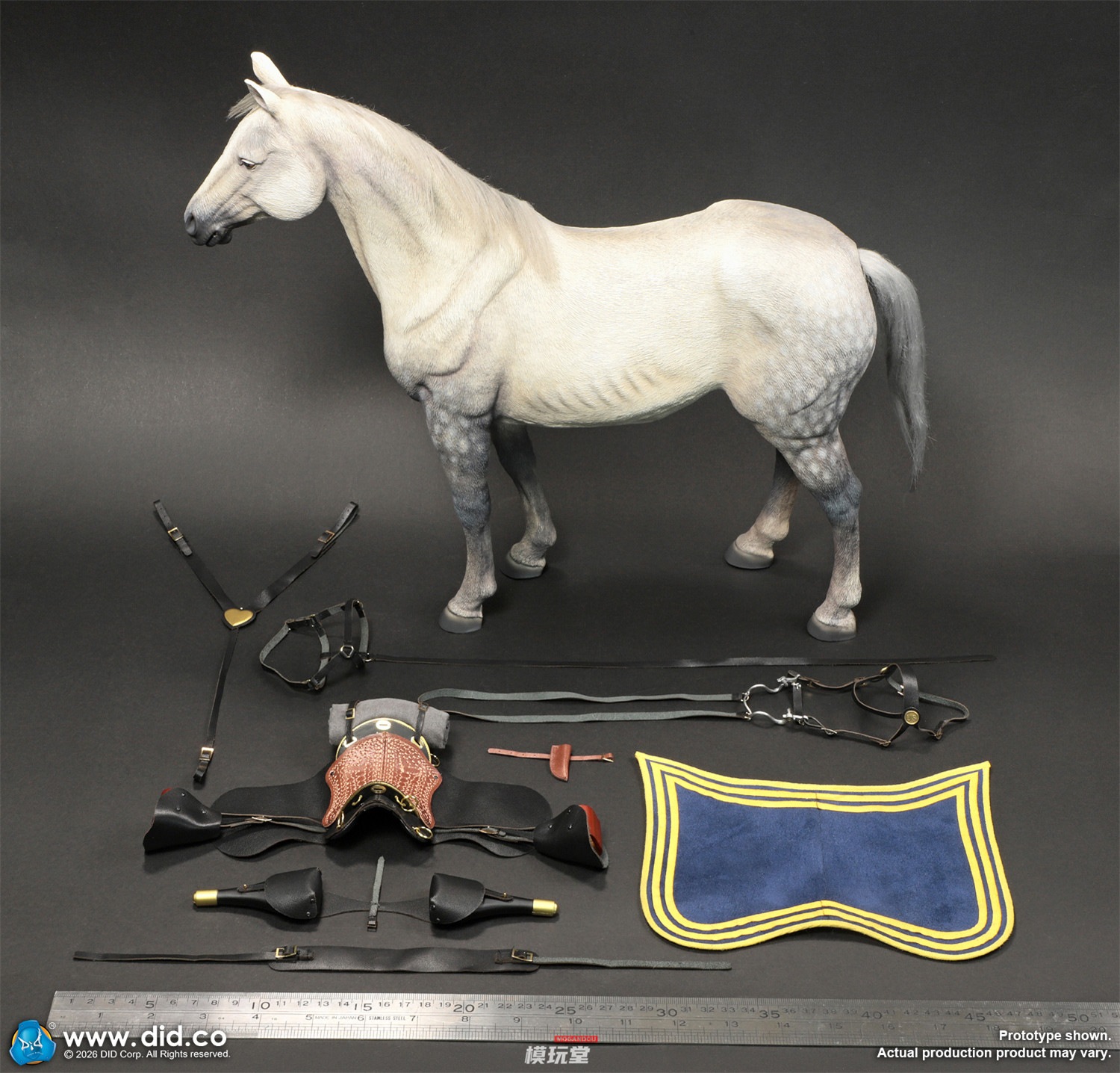 予約 DID 1/6 アメリカ南北戦争 軍馬・白馬（スタンディングVer