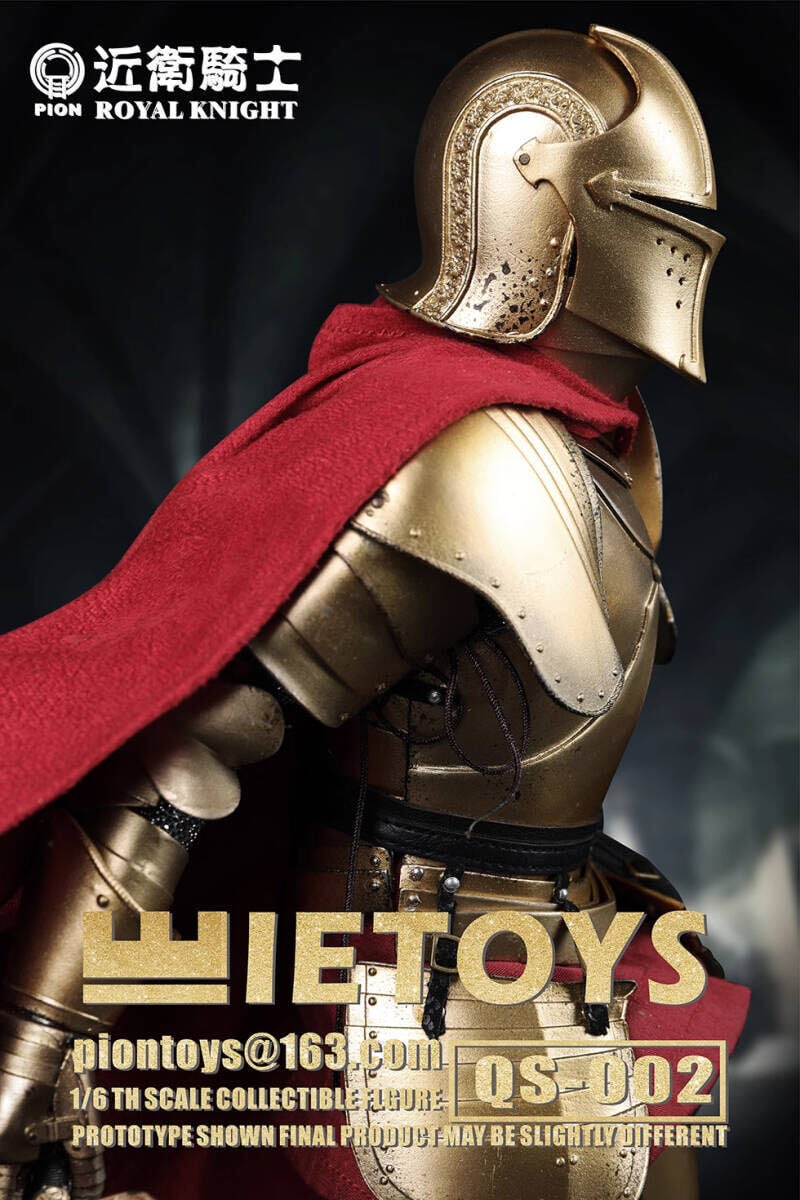PION x IETOYS 1/6 ロードシリーズ ロイヤル ナイト 真鍮.Ver 未開封