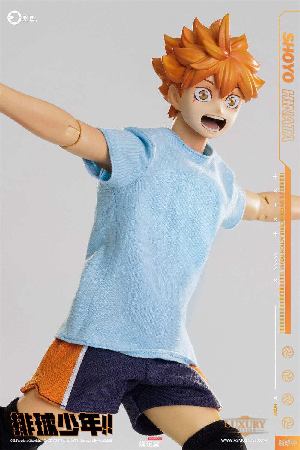 予約 ASMUS TOYS 1/6 『ハイキュー!!』 日向翔陽 通常.Ver HQ01 / DX
