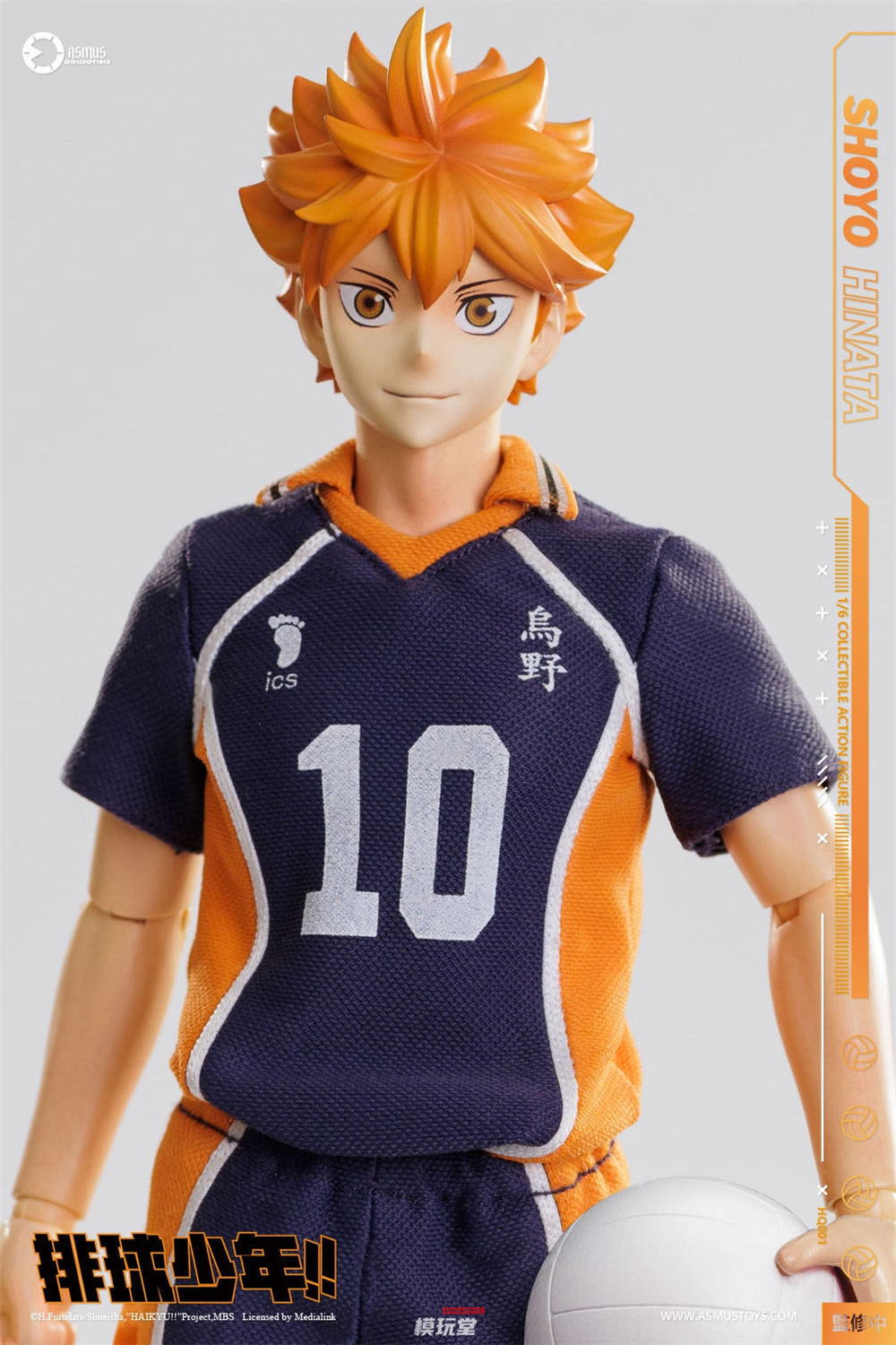 予約 ASMUS TOYS 1/6 『ハイキュー!!』 日向翔陽 通常.Ver HQ01 / DX