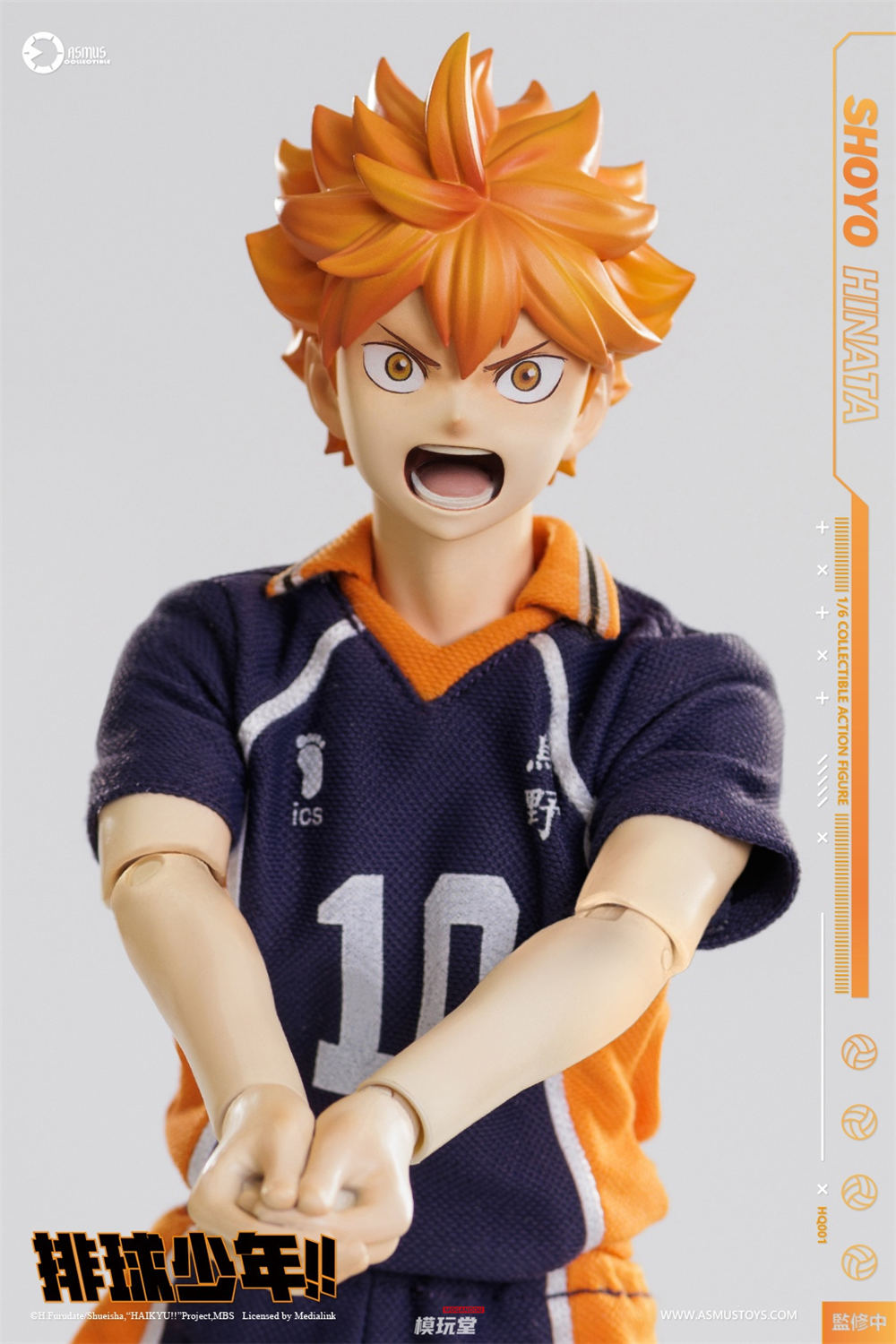 予約 ASMUS TOYS 1/6 『ハイキュー!!』 日向翔陽 通常.Ver HQ01 / DX