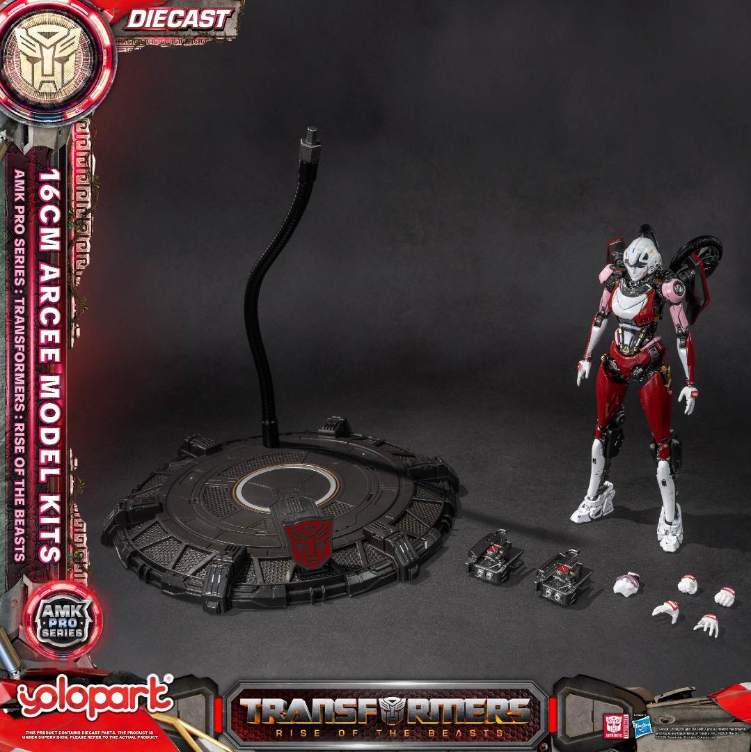 【YOLOPARK】新品 正規品 トランスフォーマー アーシー モデルキット YOLOPARK Transformers ROTB Arcee AMK PRO 16cm Die-Cast Model Kit