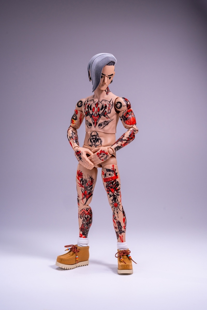 trickyMan12 1/6 彫師 未開封新品 Tattoo artist trickyMan12 1/6 彫師 Tattoo artist Collectible Action Figure