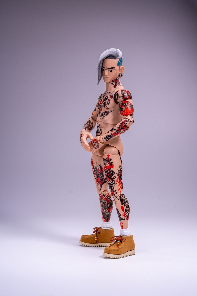 予約 trickyMan12 1/6 彫師 Tattoo artist Collectible Action