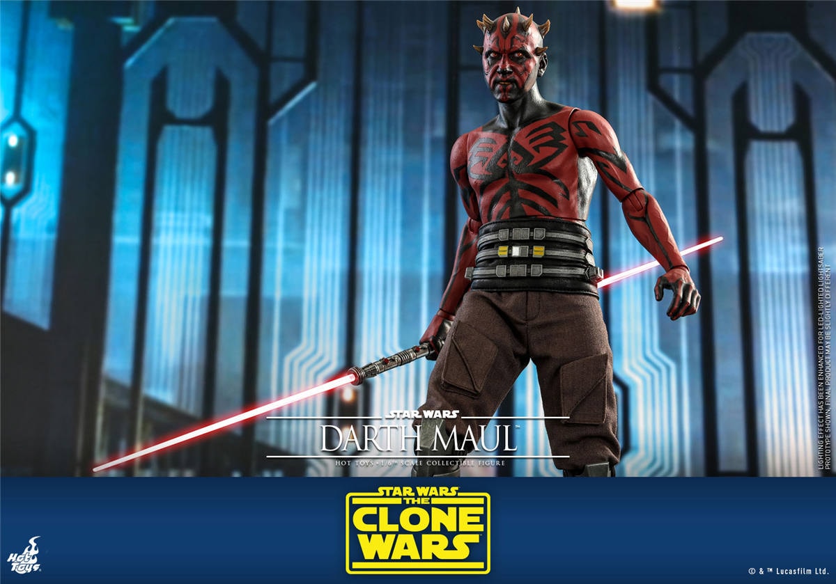 ホットトイズTMS024 スター・ウォーズ ダース・モール Darth Maul ホットトイズ 1/6 スター・ウォーズ：クローン・ウォーズ ダース