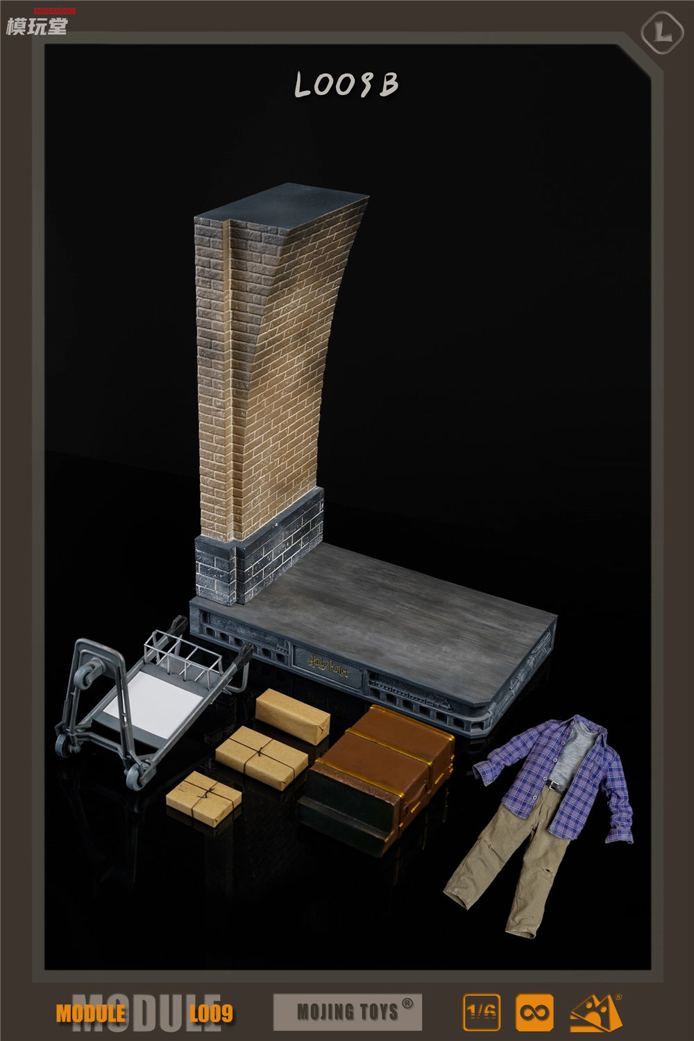 予約 mOjingToys 1/6 ハリー・ポッター 9¾番線シーン 2.0