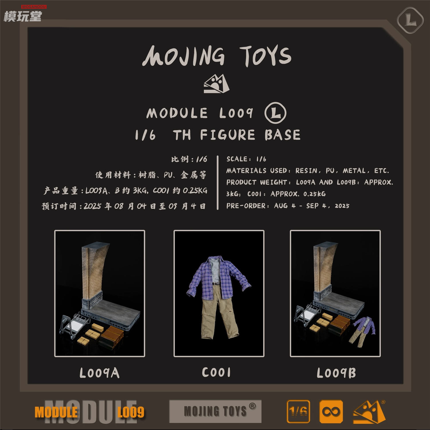 ポッター様 予約 mOjingToys 1/6 ハリー・ポッター 9¾番線シーン 2.0