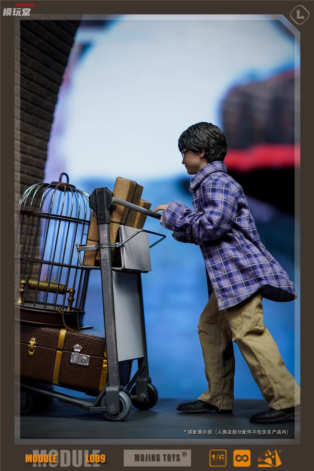 ハリーポッター 予約 mOjingToys 1/6 ハリー・ポッター 9¾番線シーン 2.0