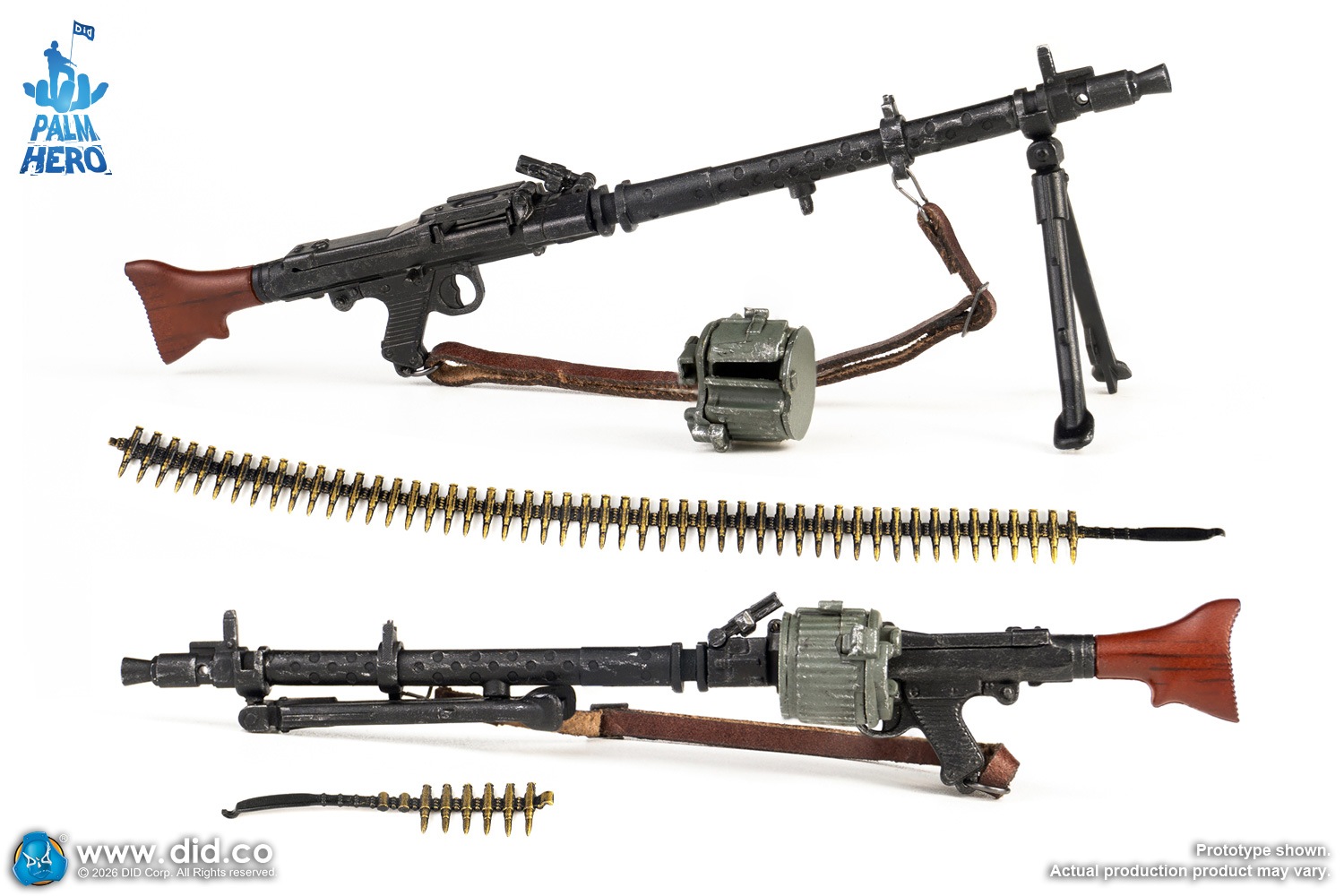 予約 DID 1/12 WW2 ドイツ軍 MG34 機関銃手 アロイス XD80042 WWII