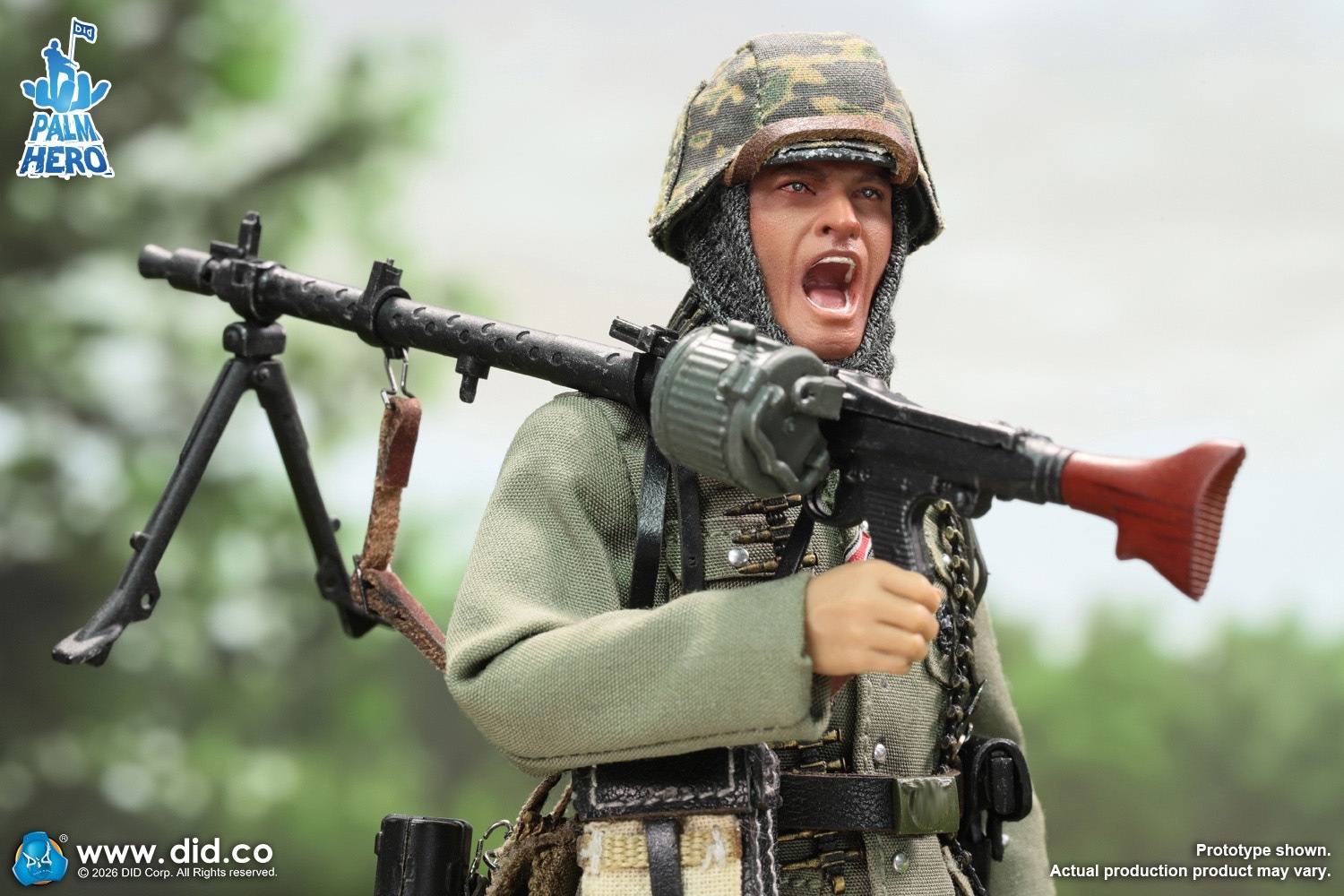 予約 DID 1/12 WW2 ドイツ軍 MG34 機関銃手 アロイス XD80042 WWII