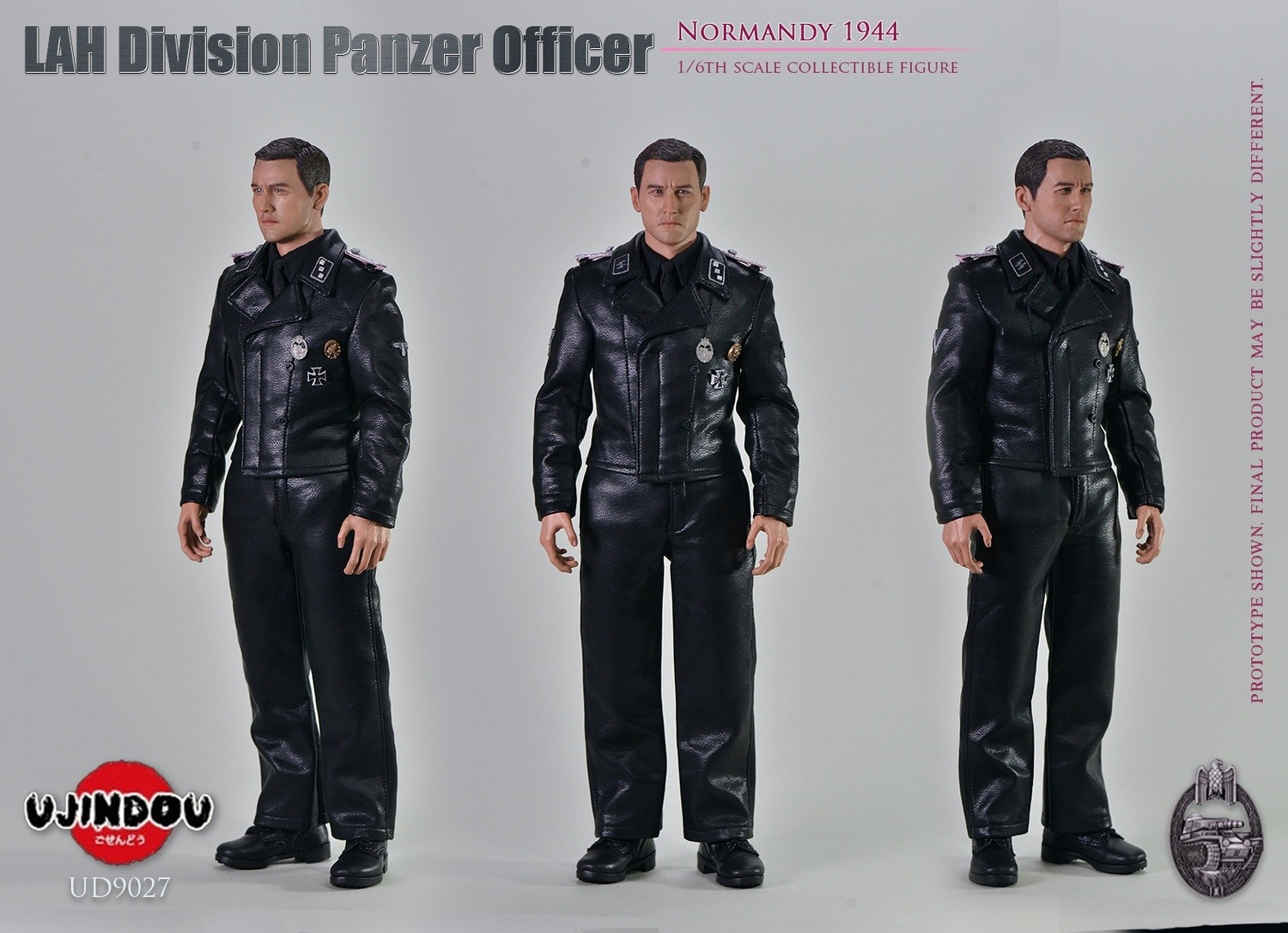 UJINDOU NO.UD9027 Panzer 1/6 WWII ドイツ UJINDOU UD9027 WWII SS LSSAH Panzer Officer - V Store Collectibles