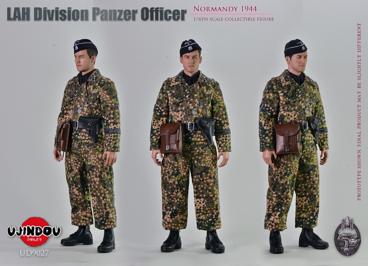 UJINDOU 1/6 WW2 SS LSSAH Panzer UD9027 Action Figure
