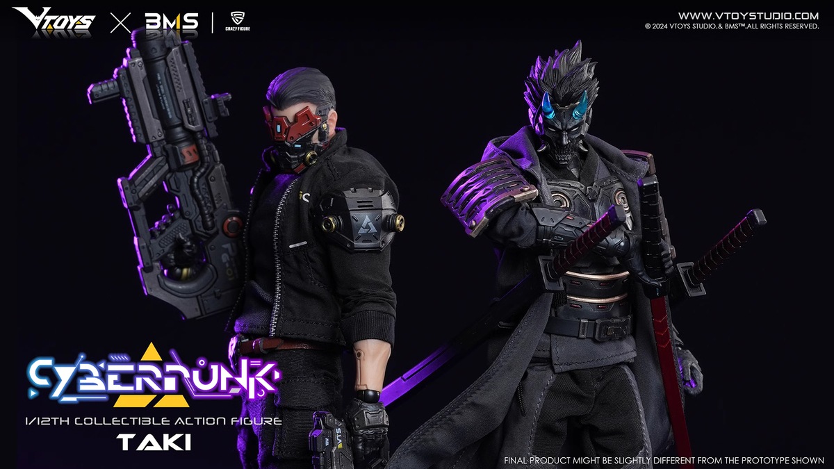 VTOYS X BMS 1/12 サイバーパンク 武士 滝 予約特典あり VSD010