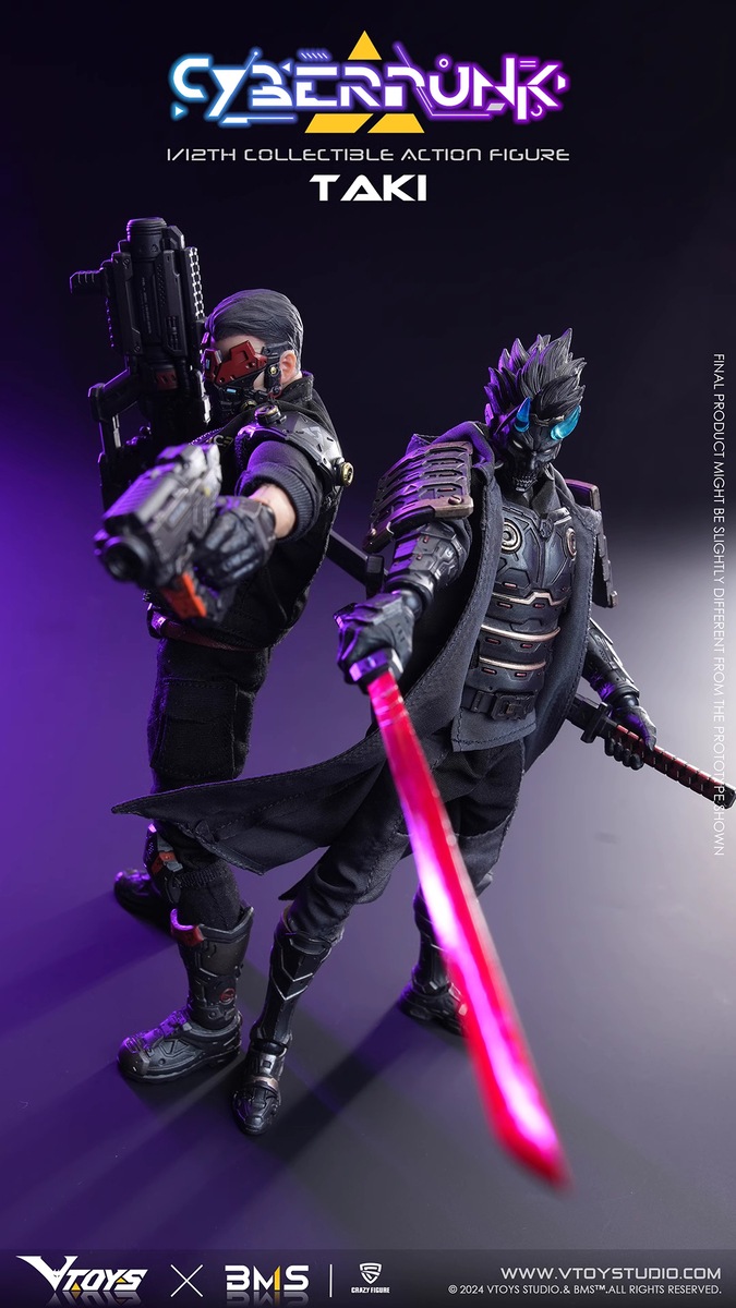 VTOYS X BMS 1/12 サイバーパンク 武士 滝 予約特典あり VSD010