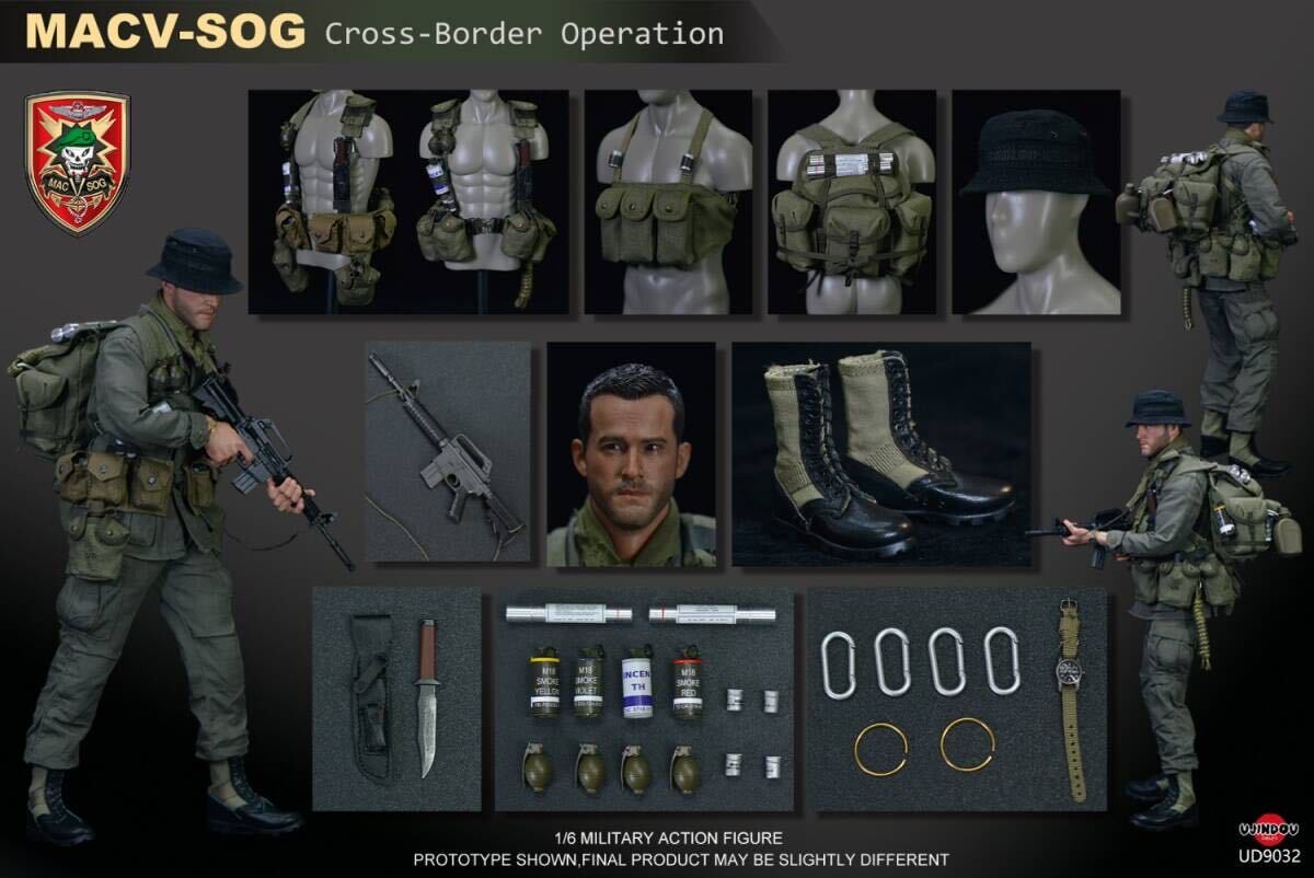 ミリタリー 1/6 MACV-SOG UJINDOU 1/6 MACV-SOG—CROSS BORDER OPERATION 未開封新品 UD9032