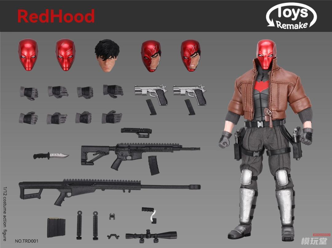 ToysRemake 1/12 レッドフード 新品 TRD001 RedHood ToysRemake TRD001 1/12 Red Hood Jason Todd 6