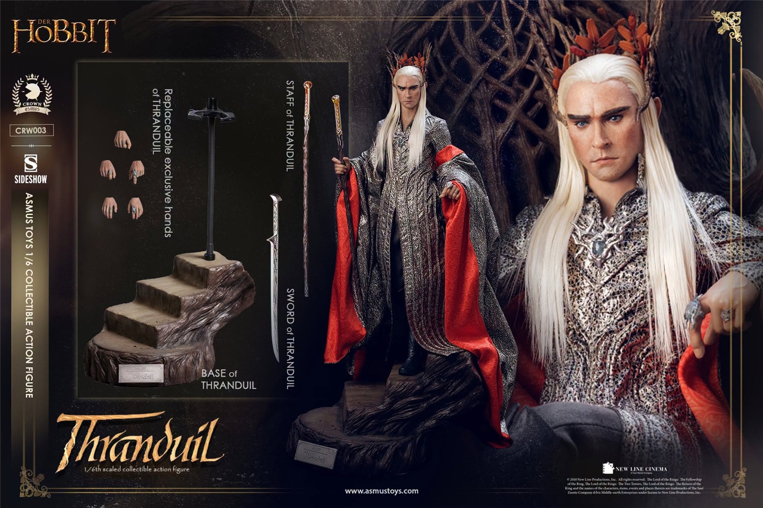 予約 ASMUS TOYS 1/6 『ホビット』シリーズ スランドゥイル CRW003 The