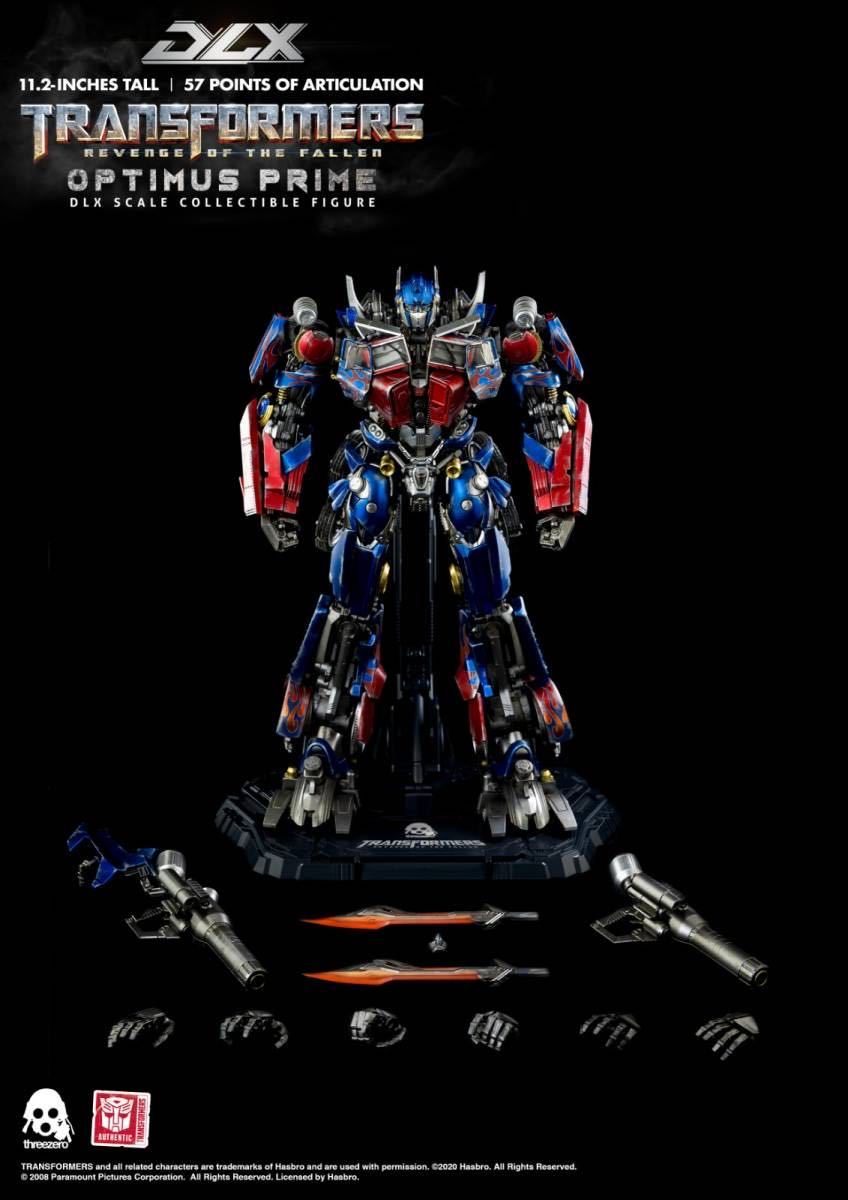 スリーゼロ トランスフォーマー リベンジ オプティマスプライム DLX 未