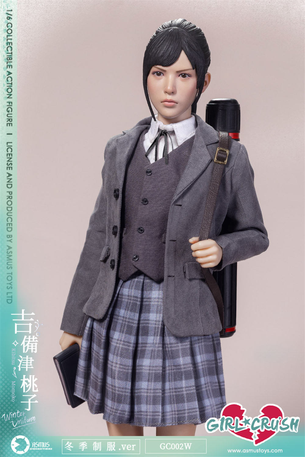 桃 予約 ASMUS TOYS 1/6 『Girl Crush』シリーズ 吉備津桃子 冬服版