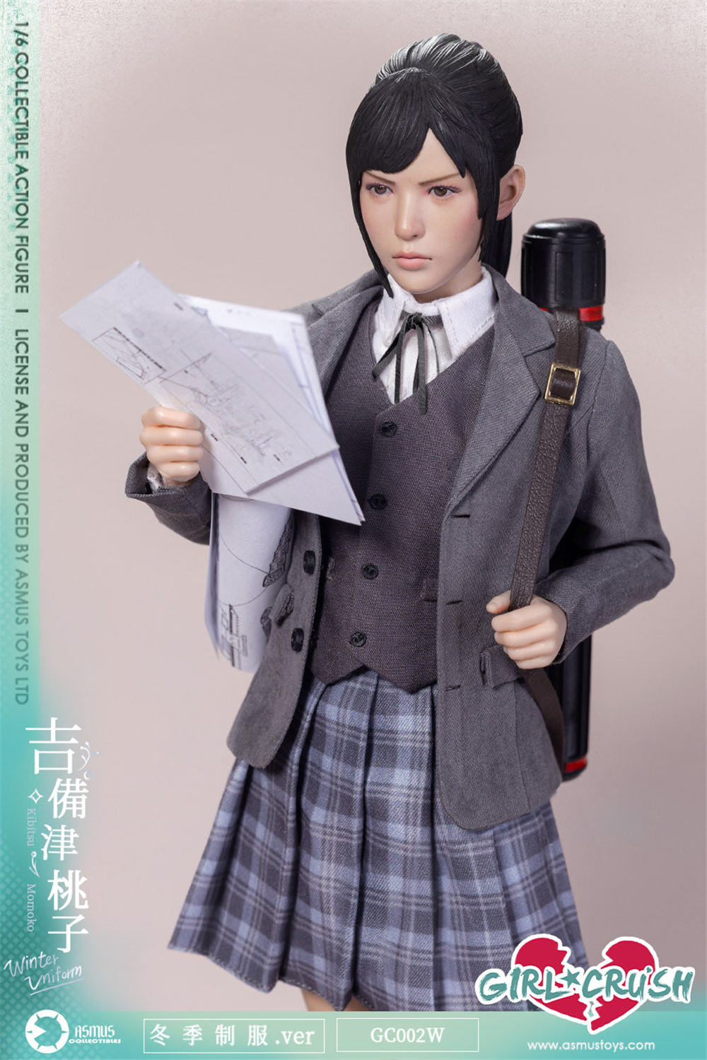 予約 ASMUS TOYS 1/6 『Girl Crush』シリーズ 吉備津桃子 冬服版