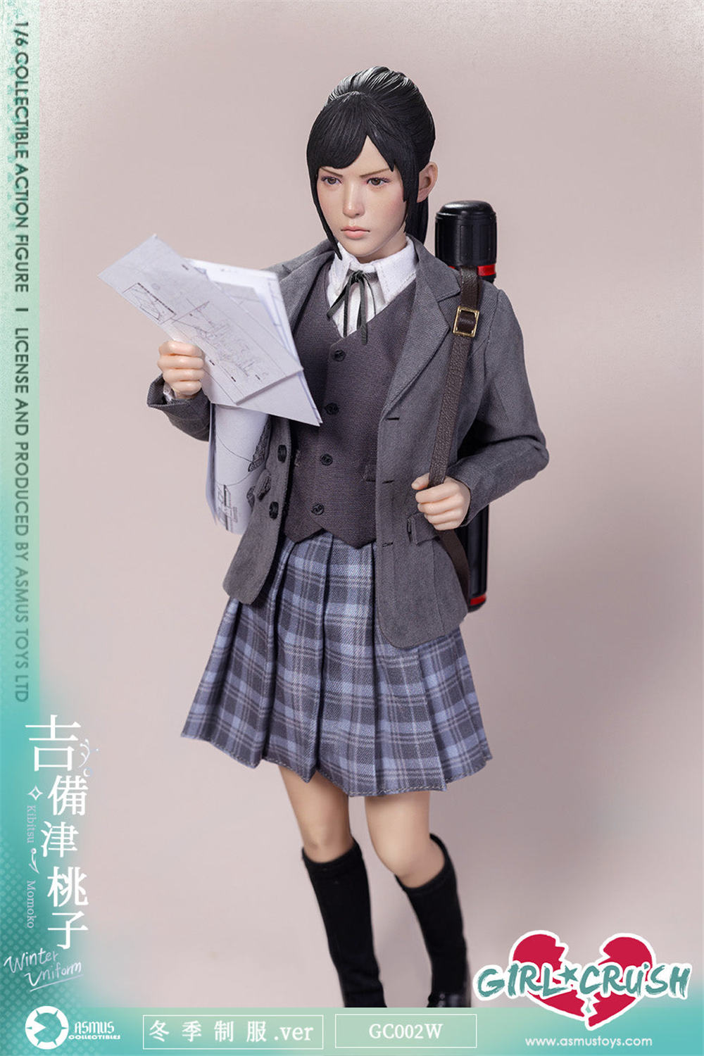 予約 ASMUS TOYS 1/6 『Girl Crush』シリーズ 吉備津桃子 冬服版