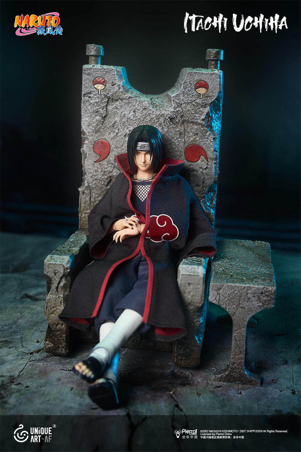 予約 UNiQUE ART 1/12 『NARUTO -ナルト- 疾風伝』 うちはイタチ 通常