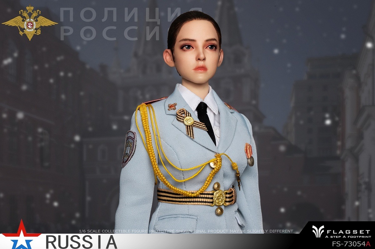 予約 FLAGSET 1/6 ロシア 女性兵士 内務省.Ver FS-73054A Russian