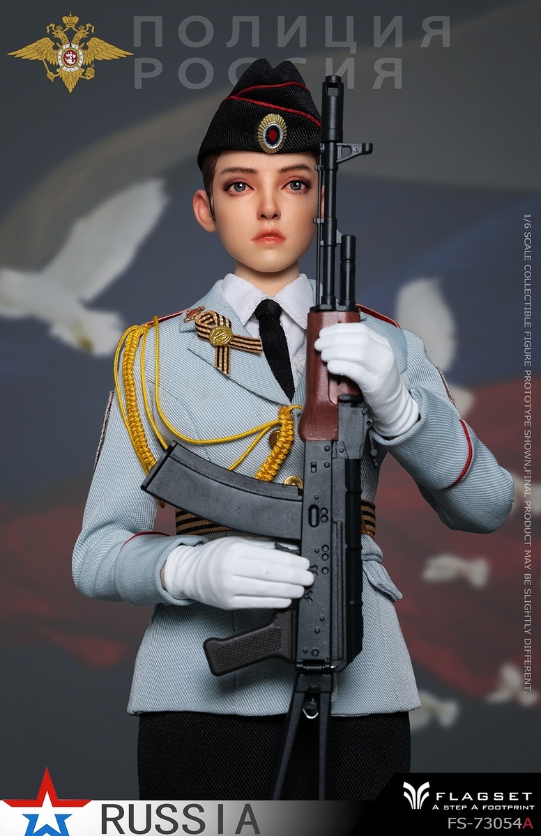 予約 FLAGSET 1/6 ロシア 女性兵士 内務省.Ver FS-73054A Russian