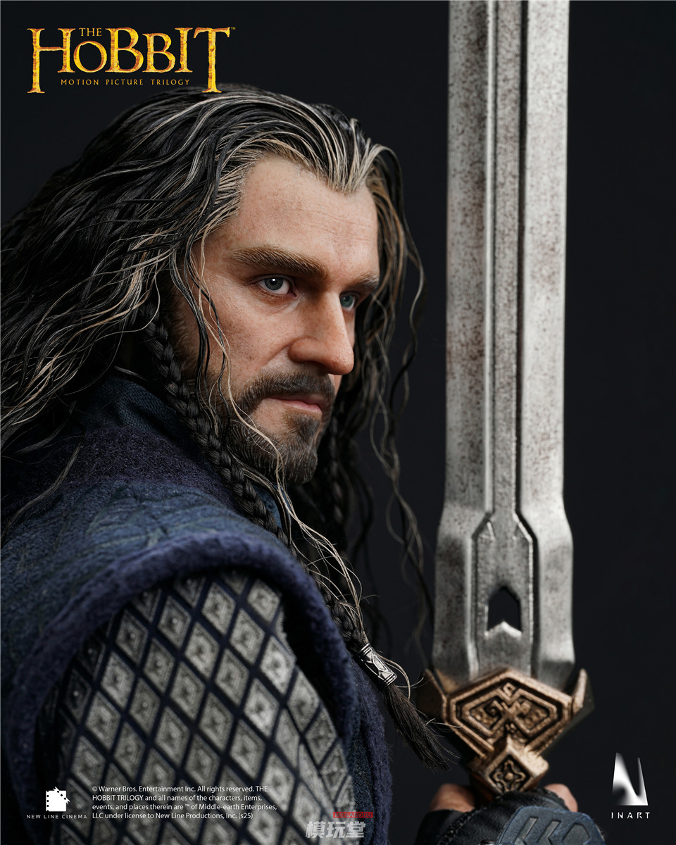 アスモストイズ HOBBIT ホビット トーリン フィギュア 1/6 Queen Studios × INART 1/6 トーリン・オーケンシールド