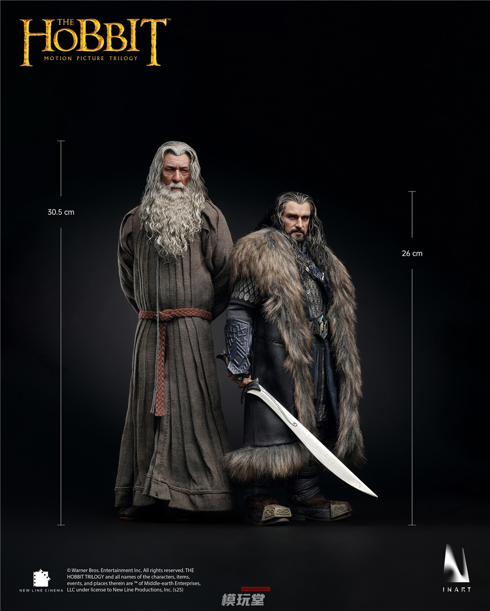 アスモストイズ HOBBIT ホビット トーリン フィギュア 1/6 Queen Studios × INART 1/6 トーリン・オーケンシールド