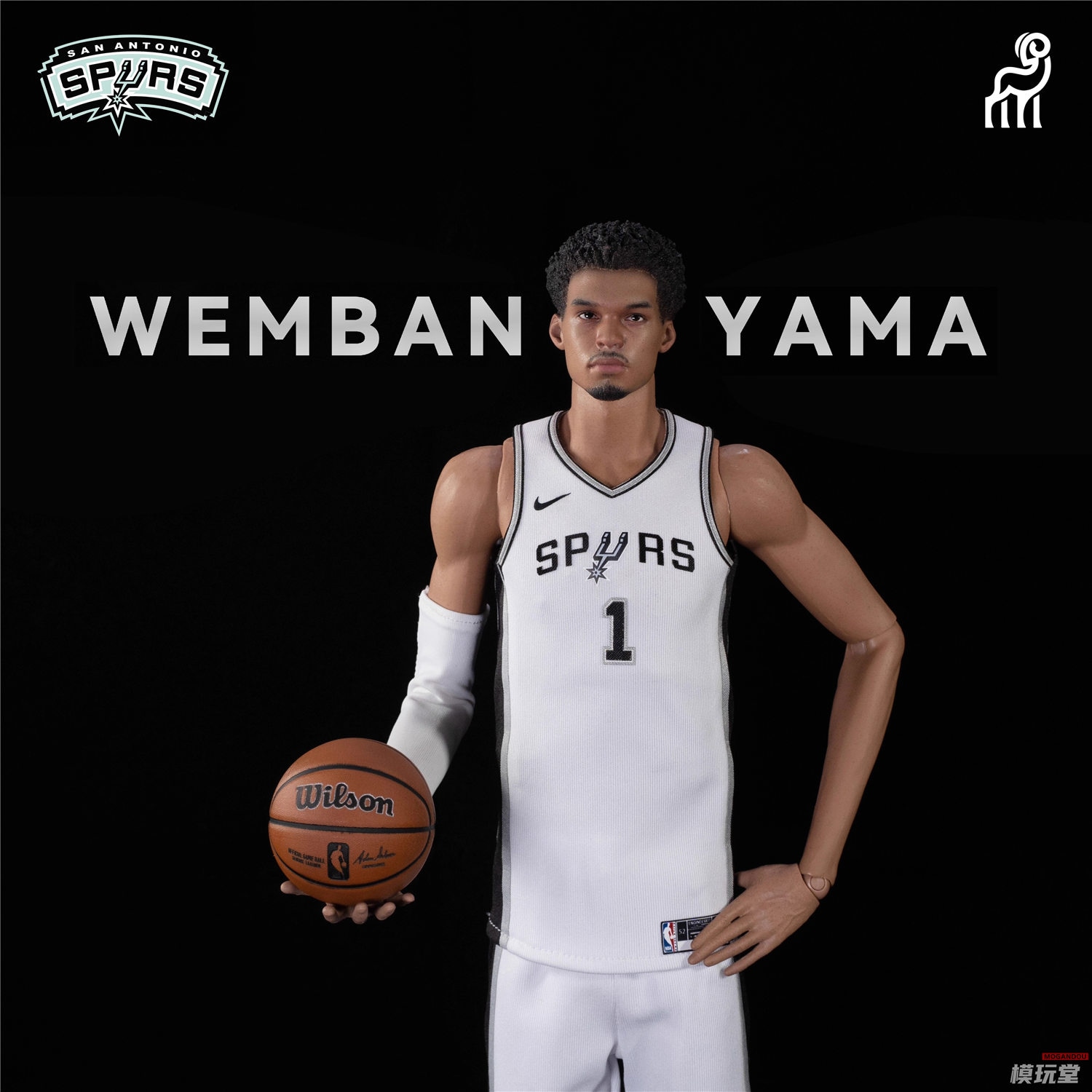 【Wembanyama フィギュア サンアントニオ・スパーズ 予約 Goat Toys 1/6 NBAシリーズ ビクター・ウェンバンヤマ