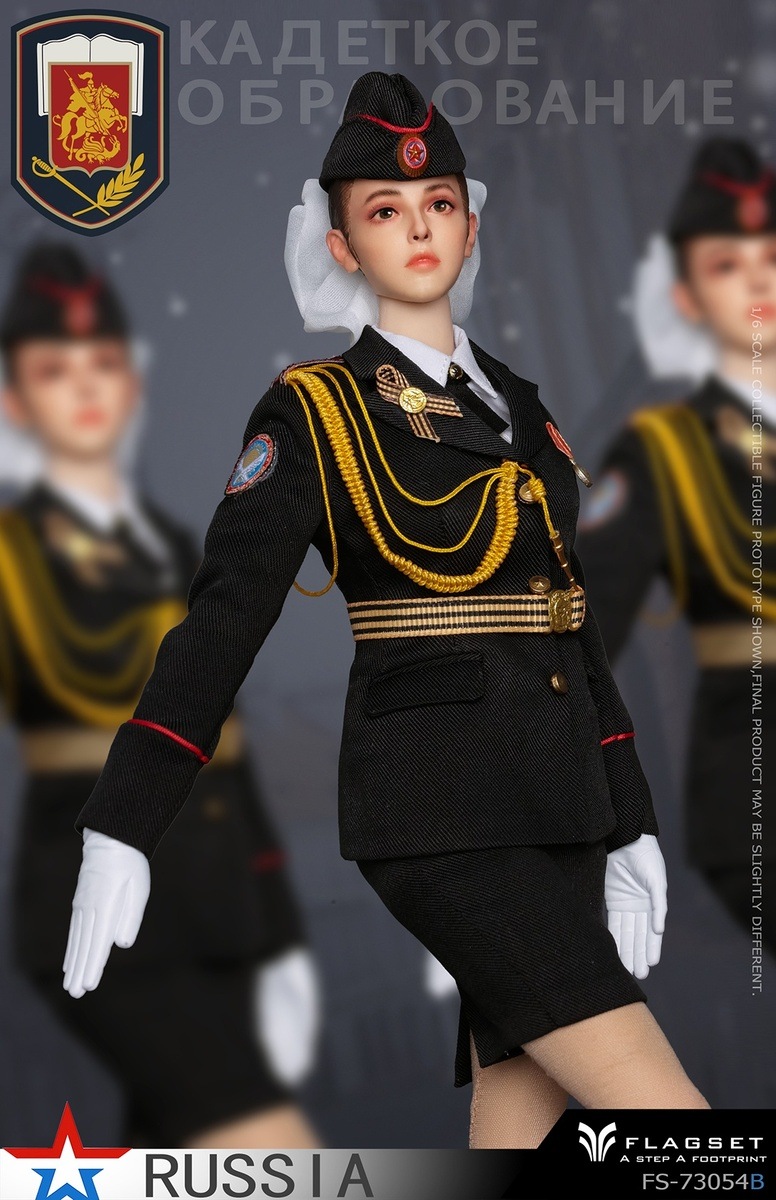 予約 FLAGSET 1/6 ロシア 女性兵士 第9女子軍事学院.Ver FS-73054B