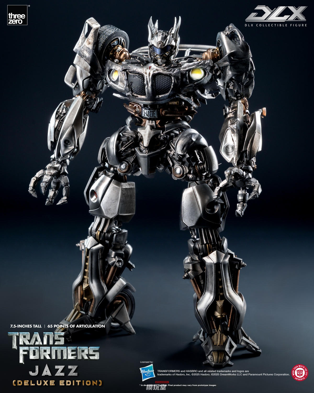 【アクションフィギュア】トランスフォーマー プレミアムエディション3体セット 予約 threezero DLX 『トランスフォーマー』 ジャズ 通常版 3Z0900