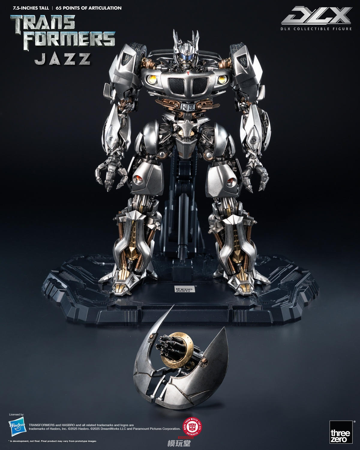 予約 threezero DLX 『トランスフォーマー』 ジャズ 通常版 3Z0900