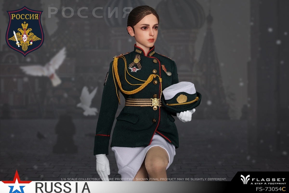 予約 FLAGSET 1/6 ロシア 女性兵士 航空防衛軍.Ver FS-73054C Russian