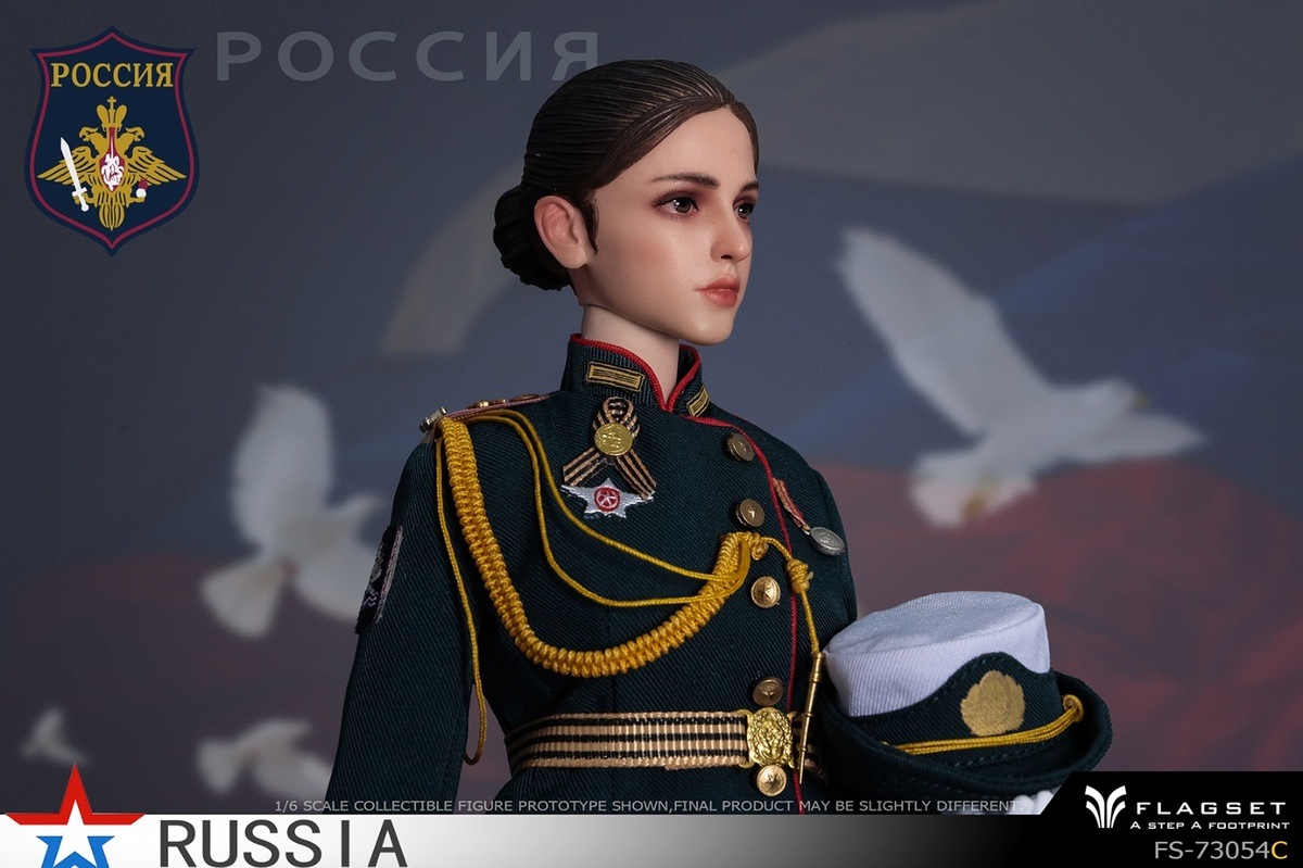 予約 FLAGSET 1/6 ロシア 女性兵士 航空防衛軍.Ver FS-73054C Russian