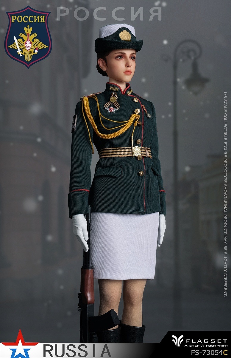予約 FLAGSET 1/6 ロシア 女性兵士 航空防衛軍.Ver FS-73054C Russian