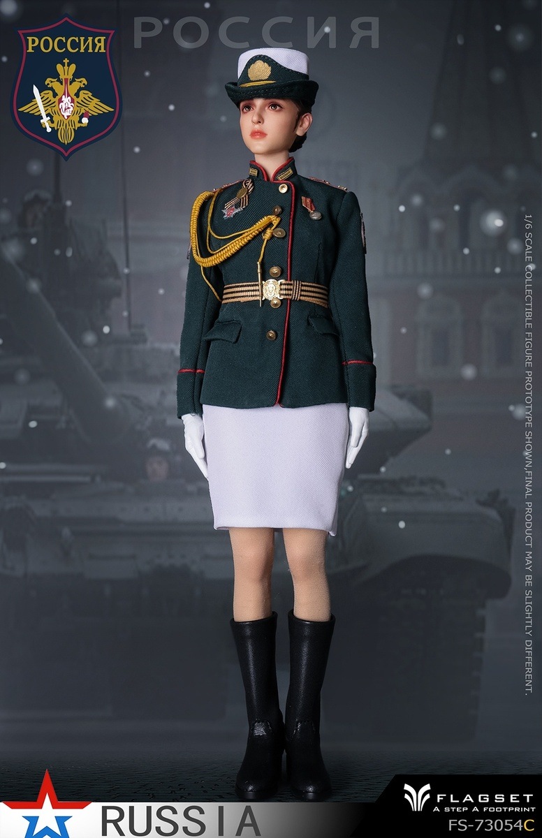 予約 FLAGSET 1/6 ロシア 女性兵士 航空防衛軍.Ver FS-73054C Russian
