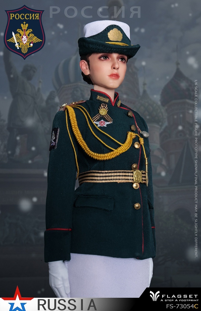 予約 FLAGSET 1/6 ロシア 女性兵士 航空防衛軍.Ver FS-73054C Russian