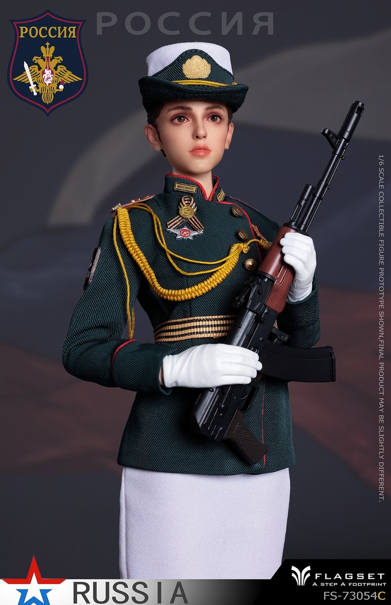予約 FLAGSET 1/6 ロシア 女性兵士 航空防衛軍.Ver FS-73054C Russian