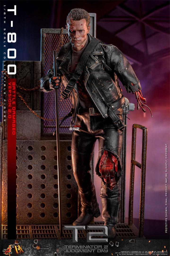 ホットトイズ　ターミネーター　T−800 バトルダメージバージョン ホットトイズ 1/6 『ターミネーター2』 T-800（バトルダメージ
