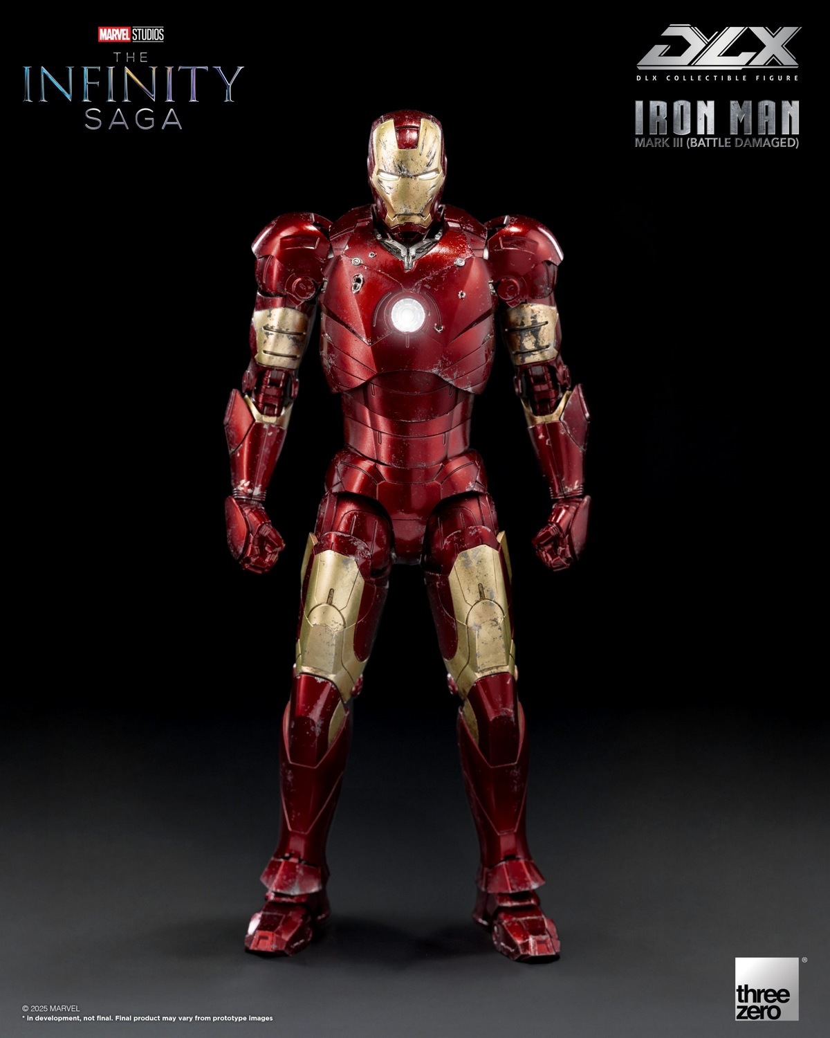 threezero DLX アイアンマン・マーク3 （バトルダメージ）マーベル