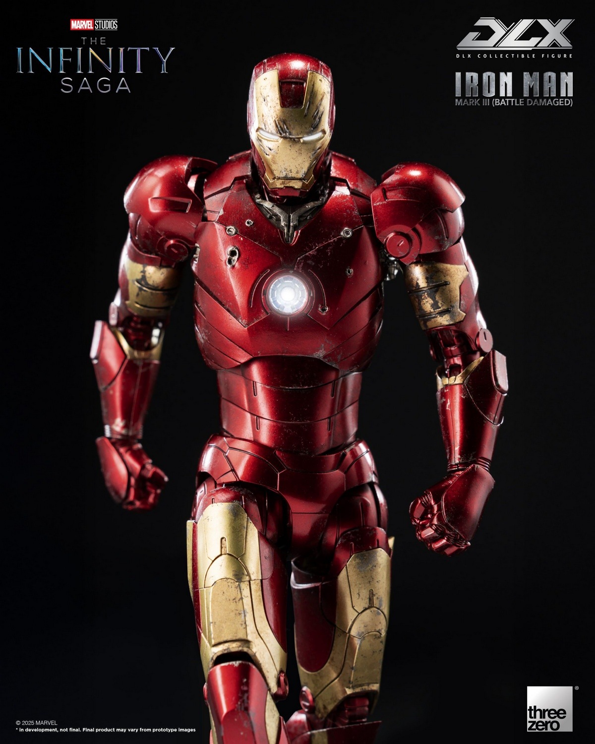 threezero DLX アイアンマン・マーク3 （バトルダメージ）マーベル