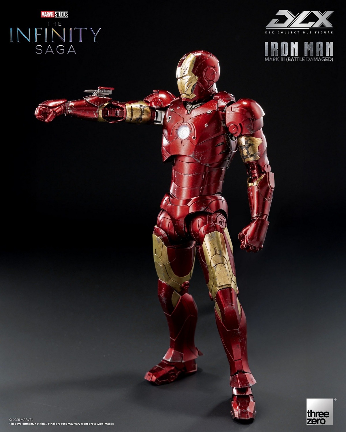 threezero DLX アイアンマン・マーク3 （バトルダメージ）マーベル