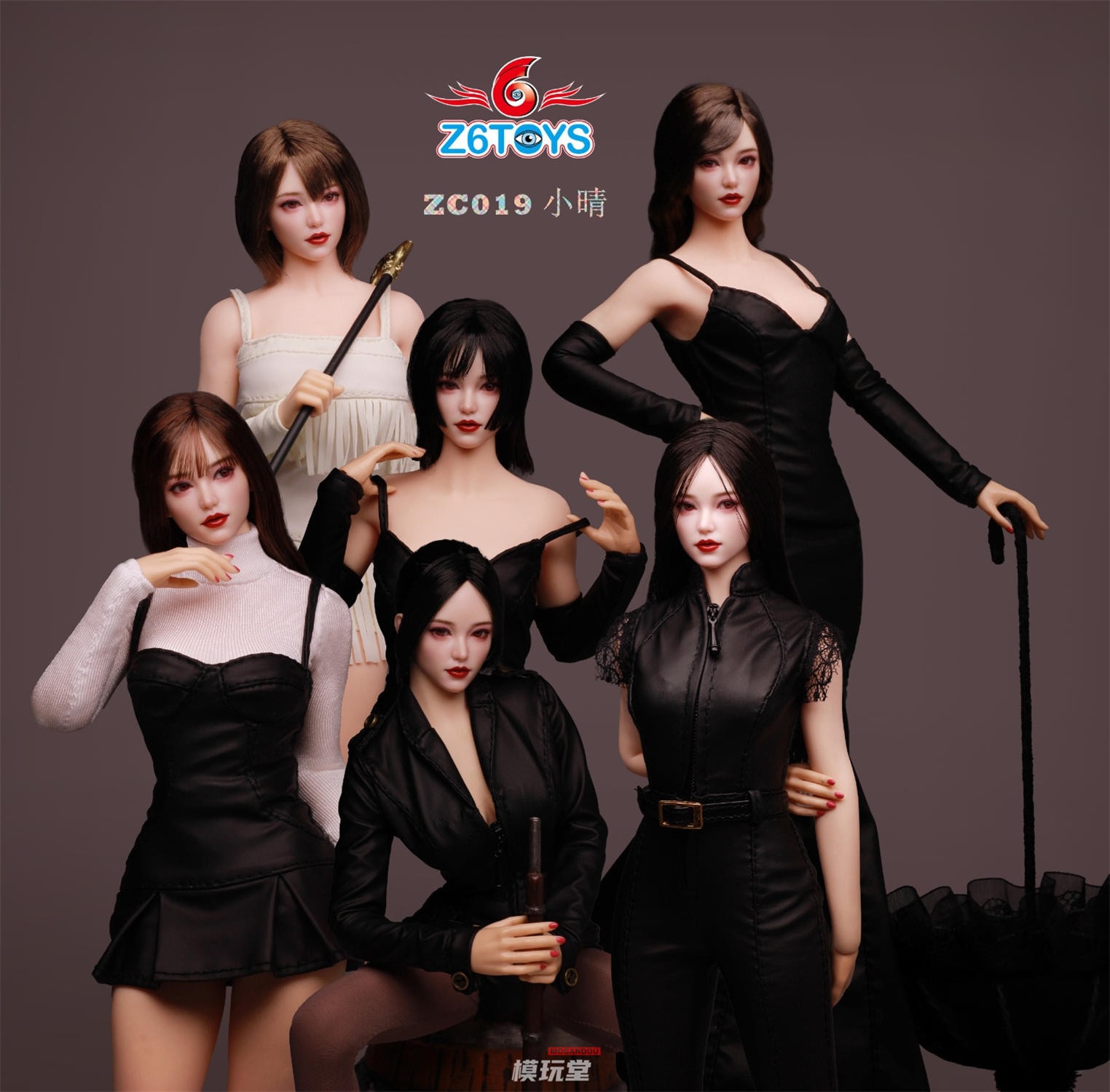 予約 Z6TOYS 1/6 アジア美女 小晴 眼球可動 ZC019 / ABCDEF