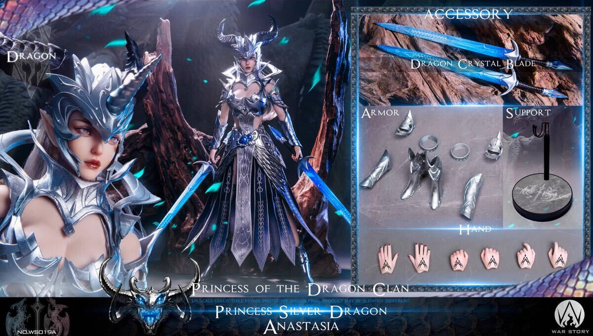 WAR STORY 1/6ドラコン プリンセス アレクシア レッド版WS019B