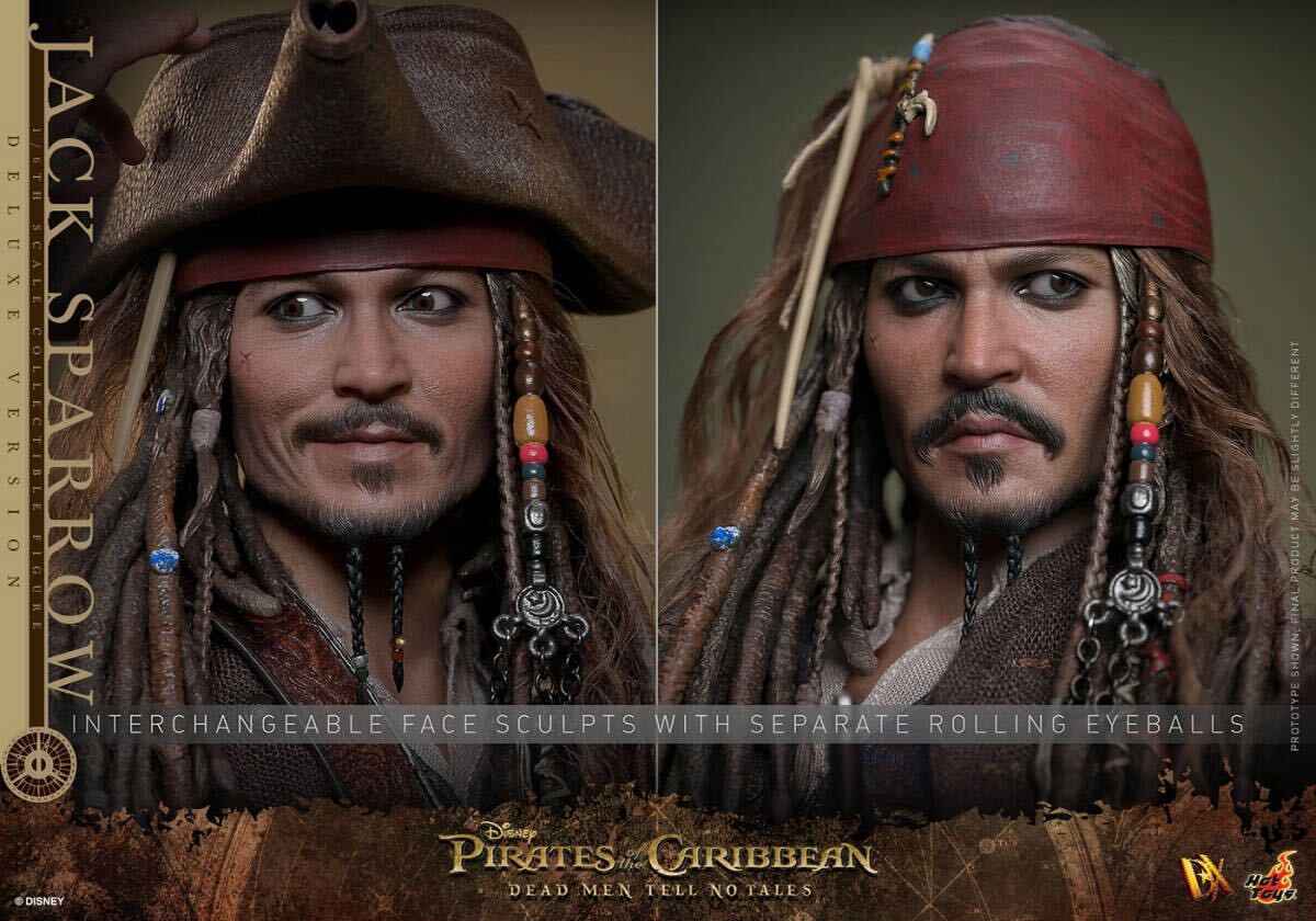 ホットトイズ 1/6 パイレーツ・オブ・カリビアン 最後の海賊 ジャック